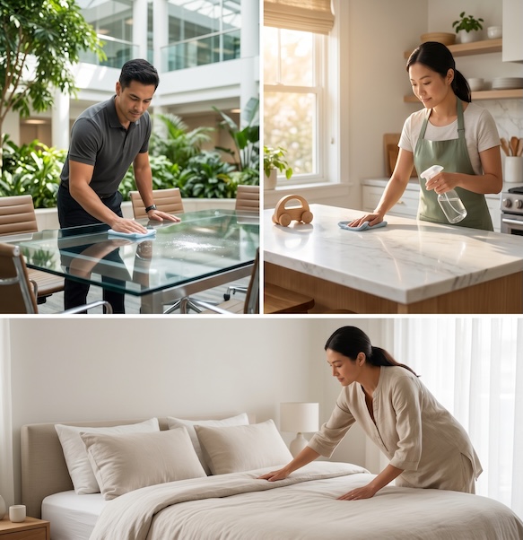Professional Eco-Cleaning Services in Glasgow | Verdeshine Professional cleaners providing eco-friendly cleaning services in Glasgow homes and offices. Verdeshine team delivering spotless results with safe natural products.